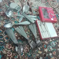 قاشق چنگال چهار دست دوکفگیر دو ملاغه