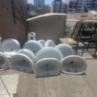 فروش تعداد 11 عدد روشویی سنگی دست دوم