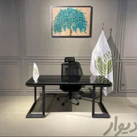 میز مدیریت M214 به همراه میز کنفرانس شیشه ای|دفتر کار|تهران, خلیج فارس|دیوار