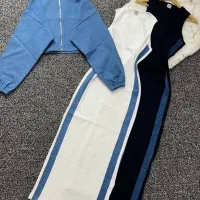 ست دو تیکه جنس با کیفیت ۹۹۰ تک ب قیمت عمده|لباس|شوش, |دیوار