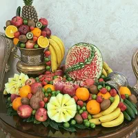 حکاکی هندوانه و میوه آرایی شب یلدا