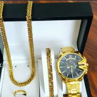 ست ساعت دیزل و دستبندوگردنبندوانگشتر