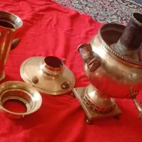 سماور زغالی قدیمی|کلکسیون اشیاء عتیقه|کرمان, |دیوار