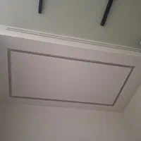 دریچه فریم لس زیر فن کوئل