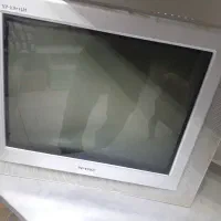 دوعدد تلویزیون پارس قدیمی۲۱ اینچ مشکی و نقره ایی