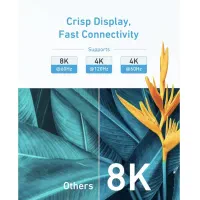 کابل Hdmi  انکر کابل اچ دی ام ای برند anker|قطعات و لوازم جانبی رایانه|تهران, چوب تراش|دیوار