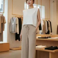 شلوار بافت زنانه رسید جنس خوب گرم بالا|لباس|قشم, |دیوار