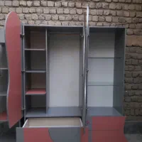 کمد سه تیکه طوسی صورتی|جاکفشی، کمد، دراور|قم, شهر قائم|دیوار