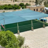 شبکه سایه بان در رنگهای آبی ، سبز ، کرم ، مشکی و