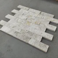 سنگ لایمستون سفید اسپلیت (گیوتین) ابعاد 20x7