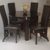 میز ناهارخوری۴نفره کاملا سالم شیک درحدنو|میز و صندلی غذاخوری|مشهد, الهیه|دیوار