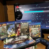 PS4 Slim 1TB دو دسته اصلی بسیار تمیز