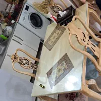 مبل ۹نفره همراه با میز وسط و میز ناهار خوری ۴ نفره|مبلمان خانگی و میز عسلی|فولادشهر, C2|دیوار
