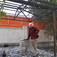 جوشکاری سیار مهدی نورمخفی زیرشیروانی خرپا نرده پله