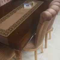 مبل استیل ۹نفره و سرویس ناهار خوردی۶ نفره|مبلمان خانگی و میز عسلی|محمدشهر, شهرک پیام (مهرالبرز)|دیوار