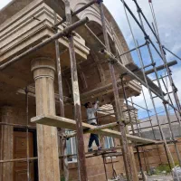 اجرای نما سنتی ک مدرن و سنگ نما بصورت نقد واقصات