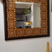 آینه سنتی|صنایع دستی و سایر لوازم تزئینی|مشکیندشت, |دیوار