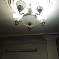 لوستر برنزی|لوستر و چراغ آویز|رودهن, |دیوار