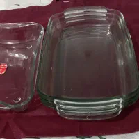 ظرفای شیشه ای دیس و بشقاب میوه و مرغ خوری|ظروف سرو و پذیرایی|خرم‌آباد, |دیوار