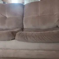 مبل ۳نفره،روکش عوض شده وکاملا سالم وبدون پارگی|مبلمان خانگی و میز عسلی|کرج, گوهردشت|دیوار