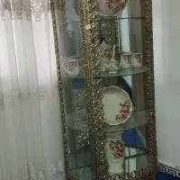 بوفه آینه و شمعدان ساعت