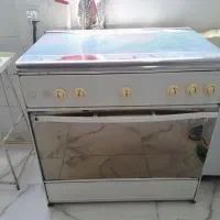 اجاق‌گاز ۵ شعله سفید تمیز