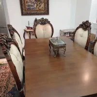 مبلمان استیل ،مبل کلاسیک سلطنتی ۷نفره +ناهارخوری|مبلمان خانگی و میز عسلی|تهران, دارآباد|دیوار