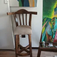 صندلی چوبی  اپن