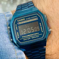 ساعت کاسیو A168بند فلزی کامپیوتری
