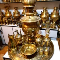 vli سماور ذغالی c4 منقل برنجی d5 مسی گازی زغالی|صنایع دستی و سایر لوازم تزئینی|اصفهان, دستگرده|دیوار