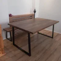 فروش میز نهار خوری.تمام چوب روستیک بلوط ۶نفره نو|میز و صندلی غذاخوری|تهران, سلسبیل جنوبی|دیوار