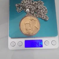 گردنبند زنجیر دستبافت با پلاک دستساز|جواهرات|مشهد, توس (بلوار توس)|دیوار