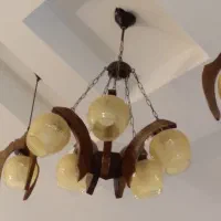 لوستر چوبی