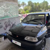 پراید۹۲ دوگانه مشکی بدون رنگ