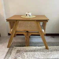 میز و صندلی ناهارخوری تولیدی چوب راش اصل