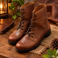 نیم بوت تمام چرم درجه یک