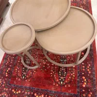 میز جلو مبلی و میز عسلی کاملا نو