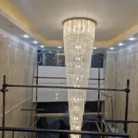 لوستر دوبلکس و بلند مجلل ، لوستر بلند vslight|لوستر و چراغ آویز|تهران, پامنار|دیوار