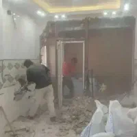 تخریب/حذف تیغه های اضافی/حذف ستون/حتی یک متر