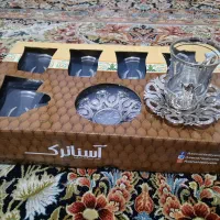 استکان نعلبکی سیلور