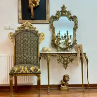 مبل استیل سلطنتی طرح صدف ۹ نفره مناسب جهیزیه|مبلمان خانگی و میز عسلی|تهران, زعفرانیه|دیوار