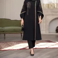 مانتو گلدوزی شده شیک