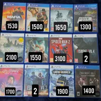 فروش تعدادی بازی ps4 و ps5