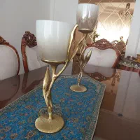 شمعدان رنگ طلایی|صنایع دستی و سایر لوازم تزئینی|تهران, کامرانیه|دیوار