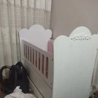 تخت نوزاد|تخت و سرویس خواب|ماهدشت, |دیوار