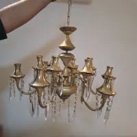 لوستر ۲تاو دیوار کوب دوتا ۵۰ باتخفیف ۴۰ میلیون|لوستر و چراغ آویز|تهران, شیخ هادی|دیوار