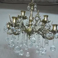 لوستر برنجی|لوستر و چراغ آویز|اراک, |دیوار