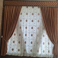 پرده|پرده، رانر، رومیزی|قم, هنرستان|دیوار