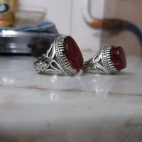 انگشتر  عقیق یمنی کهنه