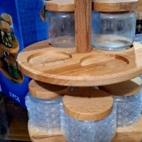 جا ادویه چوبی کاملا نو باز نشده